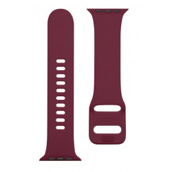 Viedpulksteņa siksniņa Apple 798 Silicone Band with Buckle Maroon