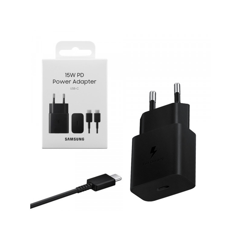 Lādēšanas komplekts T1510XBE plus Type-C Cable Black