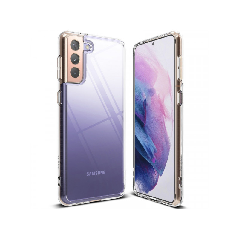 Viedtālruņa aizmugurējais vāciņš Samsung Galaxy S21 Fusion Transparent
