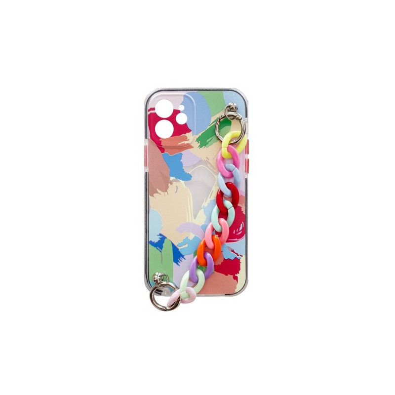 Viedtālruņa aizmugurējais vāciņš Apple iPhone 13 Pro Color Chain 4 Mixed, With Design