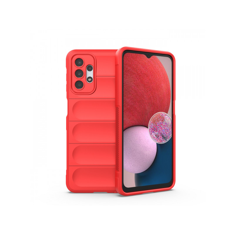 Viedtālruņa aizmugurējais vāciņš Samsung Galaxy A13 5G Magic Shield Red