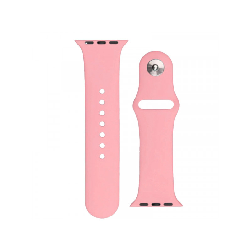 Viedpulksteņa siksniņa Apple Silicone Strap APS Pink