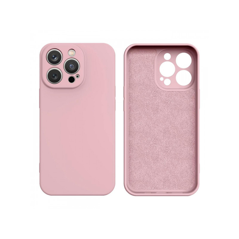 Viedtālruņa aizmugurējais vāciņš Apple iPhone 14 Plus Silicone case Light Pink