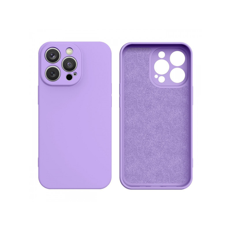 Viedtālruņa aizmugurējais vāciņš Samsung Galaxy A12 Silicone case Purple