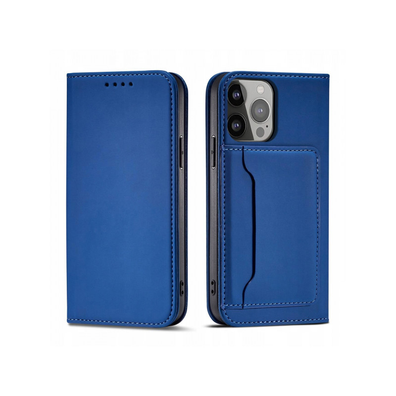 Viedtālruņa atveramais maciņš Samsung Galaxy A23 5G Magnet Card Case Blue