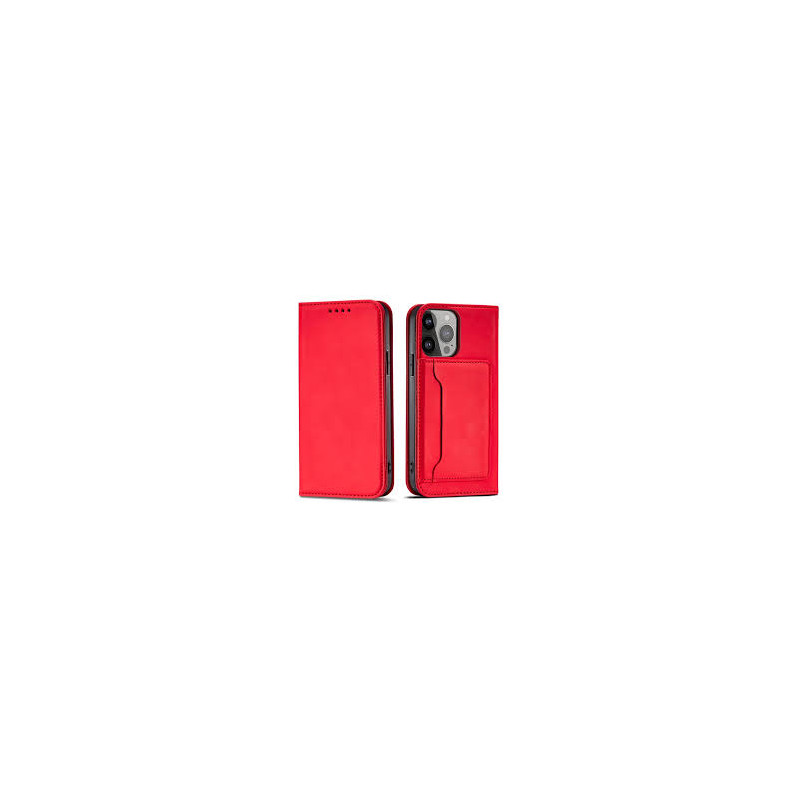 Viedtālruņa atveramais maciņš Samsung Galaxy A23 5G Magnet Card Case Red