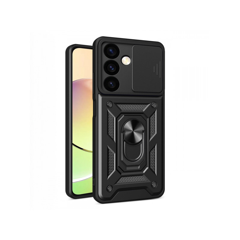 Viedtālruņa aizmugurējais vāciņš Samsung Galaxy A05S CamShield Armor Black