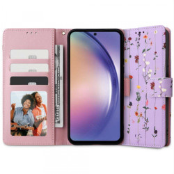 Viedtālruņa atveramais maciņš Samsung Galaxy A14 5G Wallet Purple