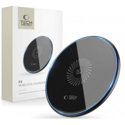 Bezvadu lādētājs 15W inductive charger Black