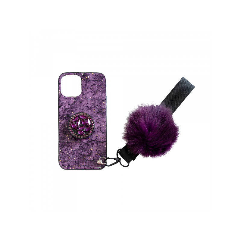 Viedtālruņa aizmugurējais vāciņš Apple iPhone 12 Pro IP14 Violet