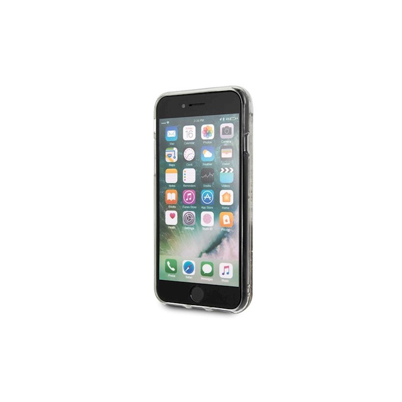 Viedtālruņa aizmugurējais vāciņš Apple iPhone 7 / 8 / SE 20 / SE 22 KLHCI8ROGO Gold, Transparent, With Design