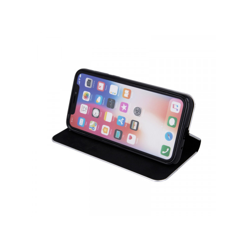 Viedtālruņa atveramais maciņš Huawei P40 Lite E Carbon Smart Black