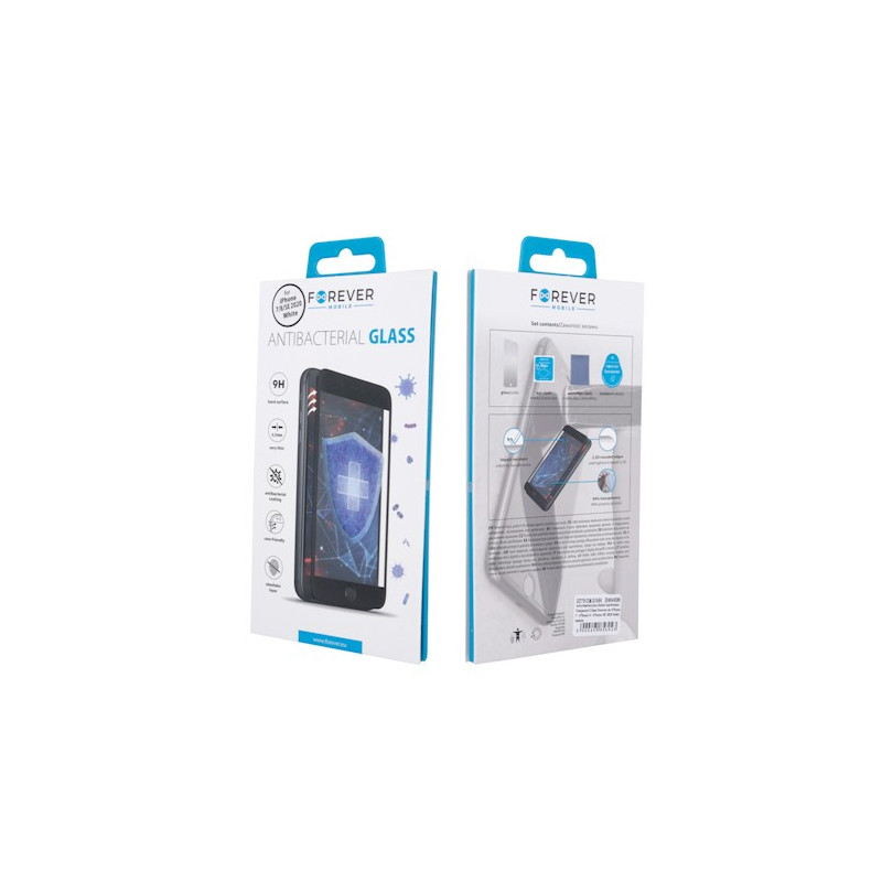 Viedtālruņa aizsargstikls Apple iPhone X/XS Antibacterial Glass Black