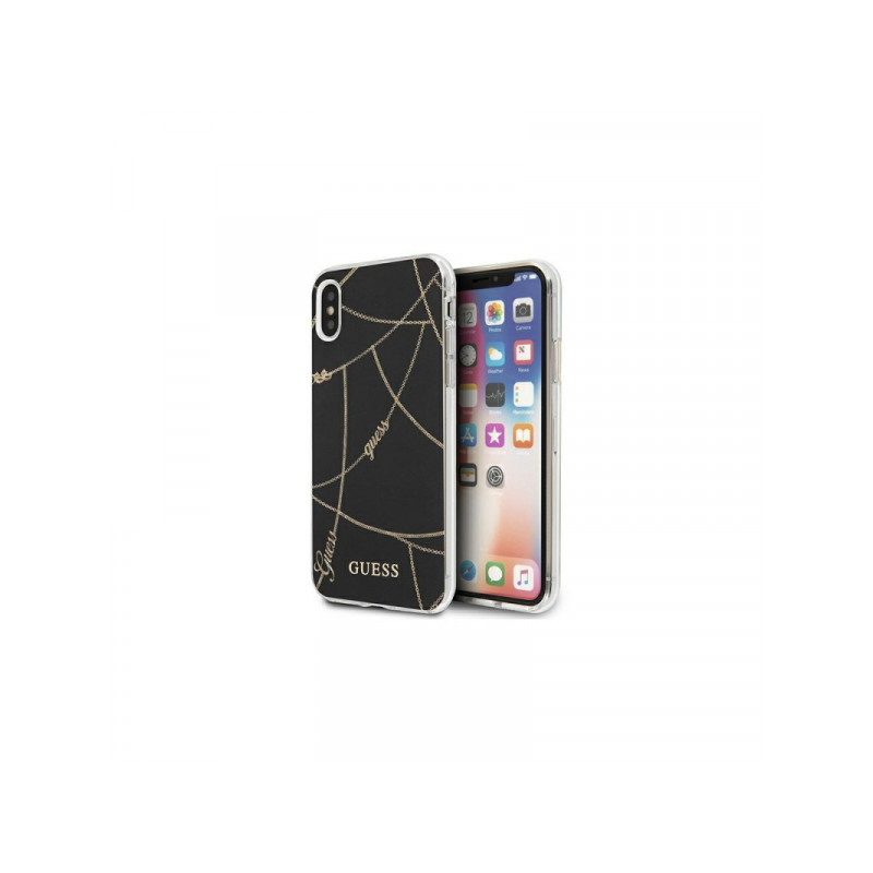 Viedtālruņa aizmugurējais vāciņš Apple iPhone XR GUHCI61PCUCHBK Black, With Design