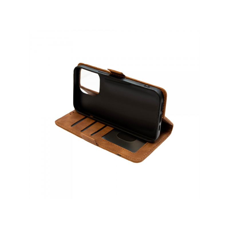 Viedtālruņa atveramais maciņš Apple iPhone 13 Mini JH-K04 Brown, Green