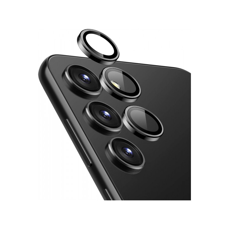 Viedtālruņa kameras aizsargstikls Samsung Galaxy S23 Ultra Eye Protection- Separate pieces Black