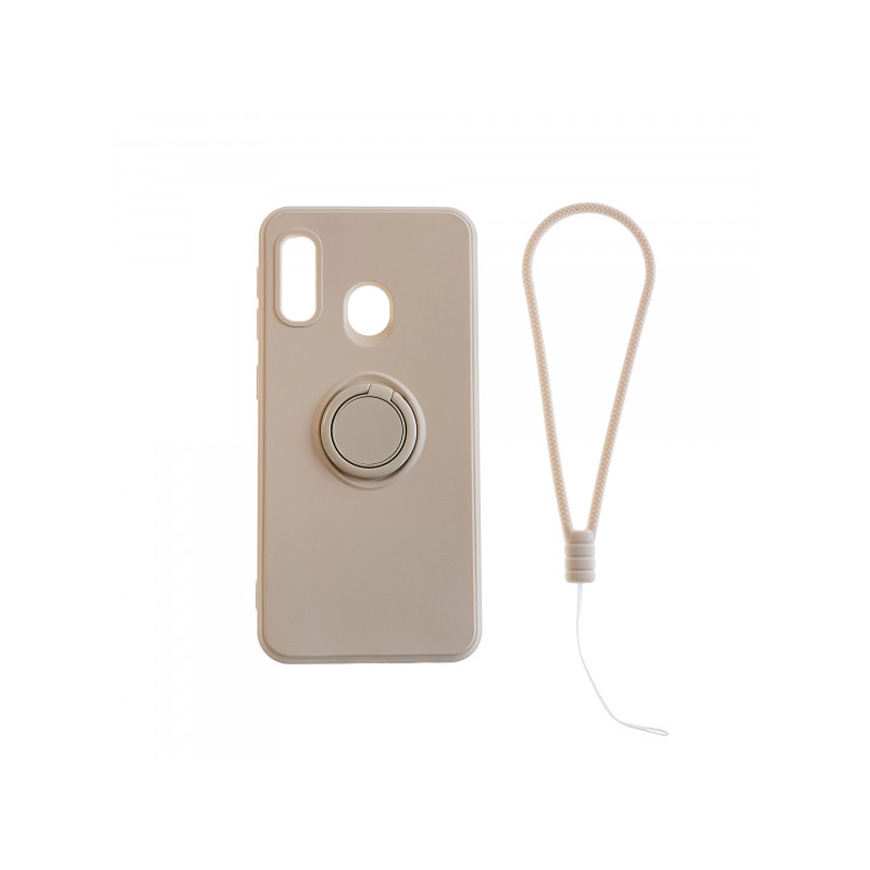 Viedtālruņa aizmugurējais vāciņš Samsung Galaxy A20E Pastel Ring Grey