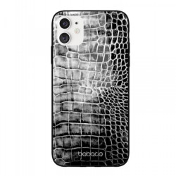 Viedtālruņa aizmugurējais vāciņš Apple iPhone 12 Pro Glass Animals 003 Grey, With Design