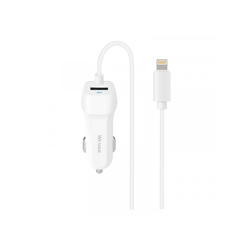 Auto lādētājs U13 Lightning White