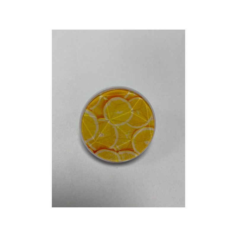 Viedtālruņa pirkstu turētājs ZJ-13 Orange Orange, With Design