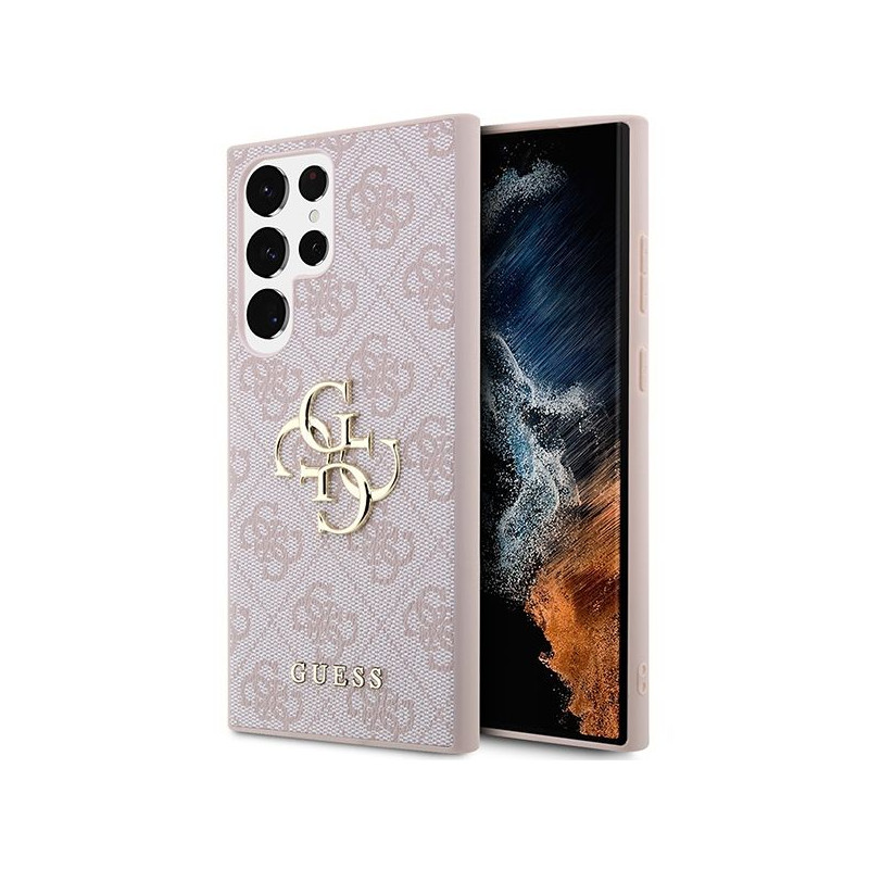 Viedtālruņa aizmugurējais vāciņš Samsung Galaxy S24 Ultra 4G Metal Logo Pink