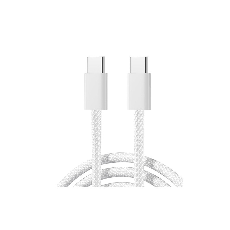 Kabelis Ben Series S-A45 USB-C / USB-C 60W Cable 1m White