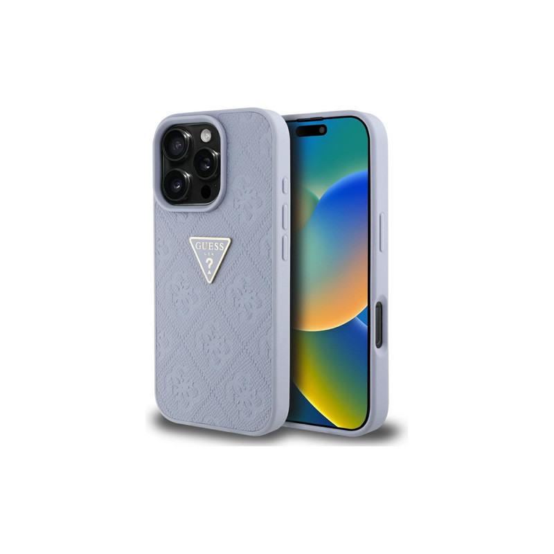 Viedtālruņa aizmugurējais vāciņš Apple iPhone 16 Pro Hot Stamp Logo Violet