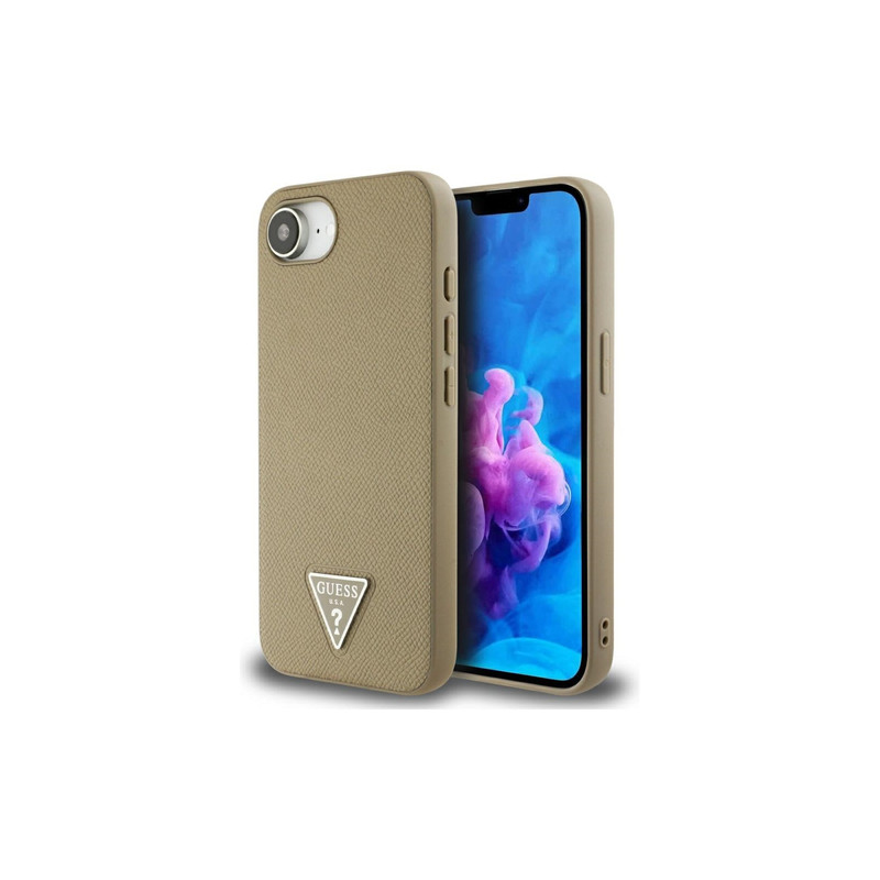 Viedtālruņa aizmugurējais vāciņš Apple iPhone 17e Triangle Logo Mag Beige