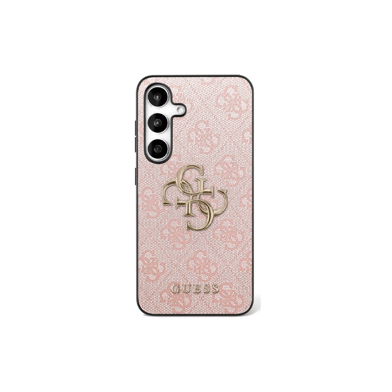 Viedtālruņa aizmugurējais vāciņš Samsung Galaxy S25 FE Big Metal Logo Pink