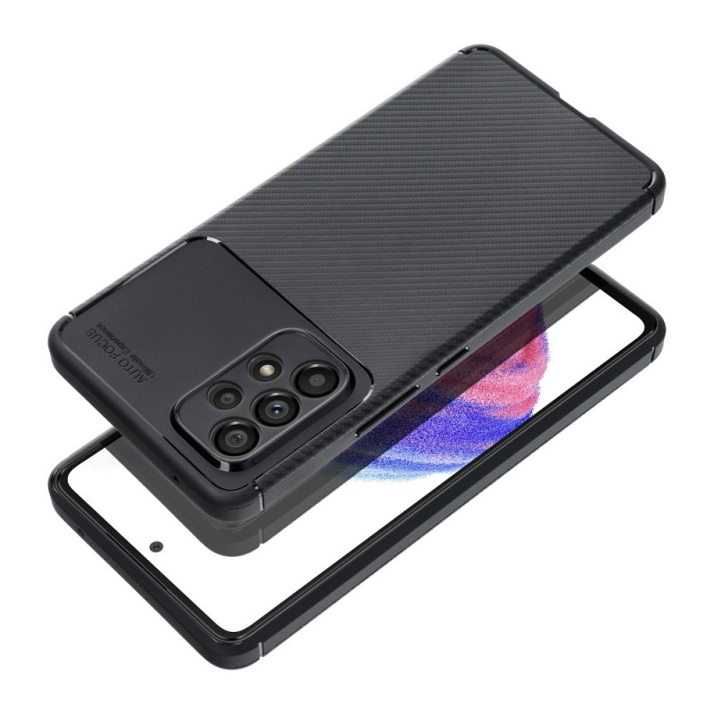 Viedtālruņa aizmugurējais vāciņš Samsung Galaxy A17 Carbon Premium Black