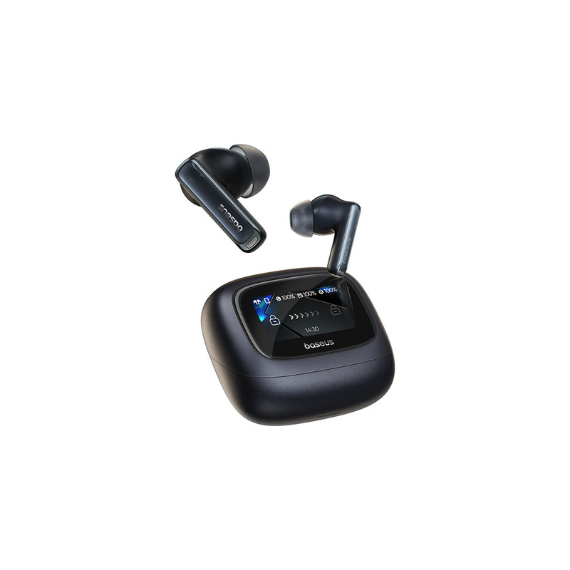 Bezvadu austiņas Bowie M2s Ultra TWS Wireless In-Ear Headphones with Interactive Screen Black