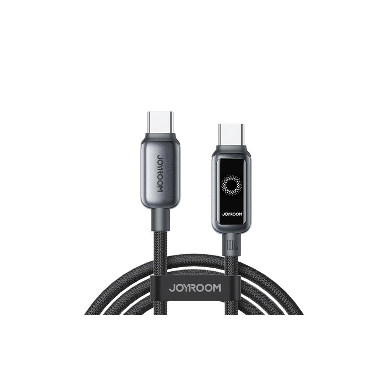 Kabelis USB-C Cable 100W S-A55 Black