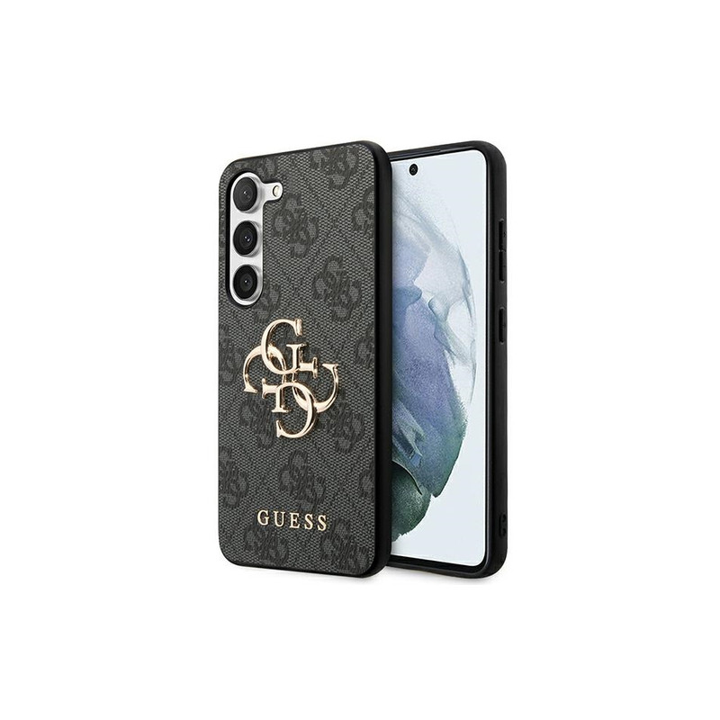 Viedtālruņa aizmugurējais vāciņš Samsung Galaxy S23 4G Metal Logo Black