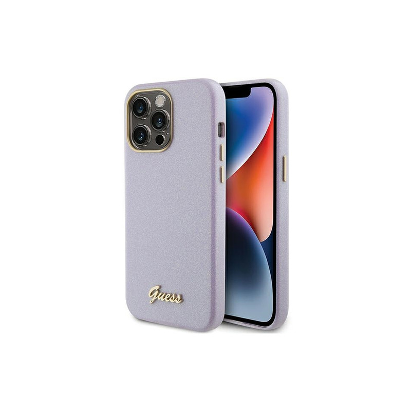 Viedtālruņa aizmugurējais vāciņš Apple iPhone 15 Pro Max Glossy Script Violet