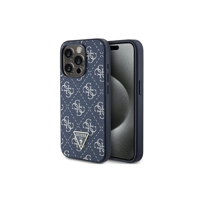 Viedtālruņa aizmugurējais vāciņš Apple iPhone 15 Pro Triangle Metal Logo Blue