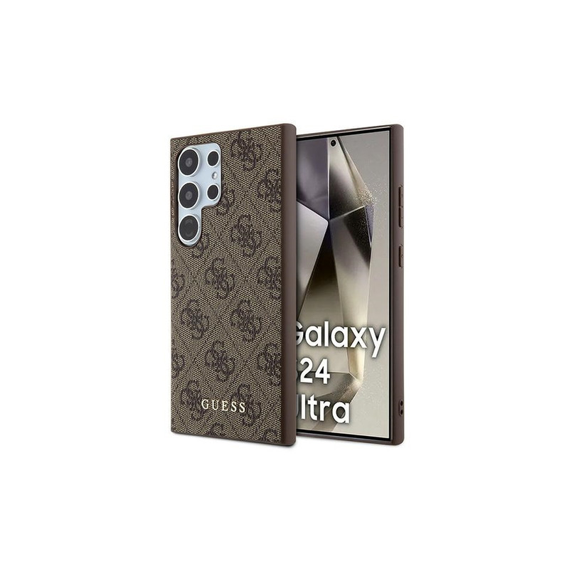 Viedtālruņa aizmugurējais vāciņš Samsung Galaxy S24 Ultra 4G Metal Logo Gold