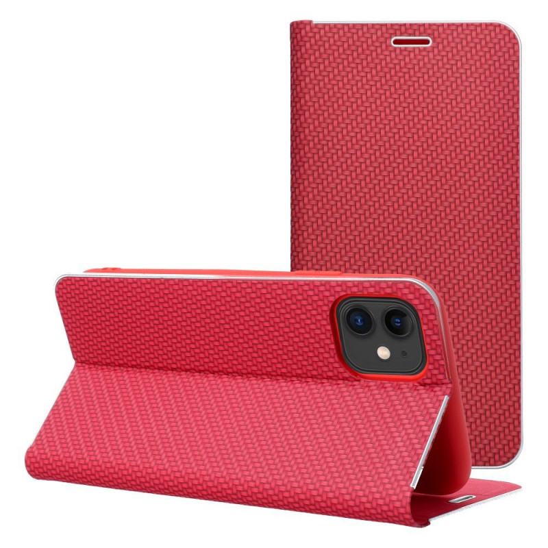 Viedtālruņa atveramais maciņš Apple iPhone 16E Luna Book Red