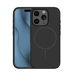 Viedtālruņa aizmugurējais vāciņš Apple iPhone 15 Pro Thin Mag Black
