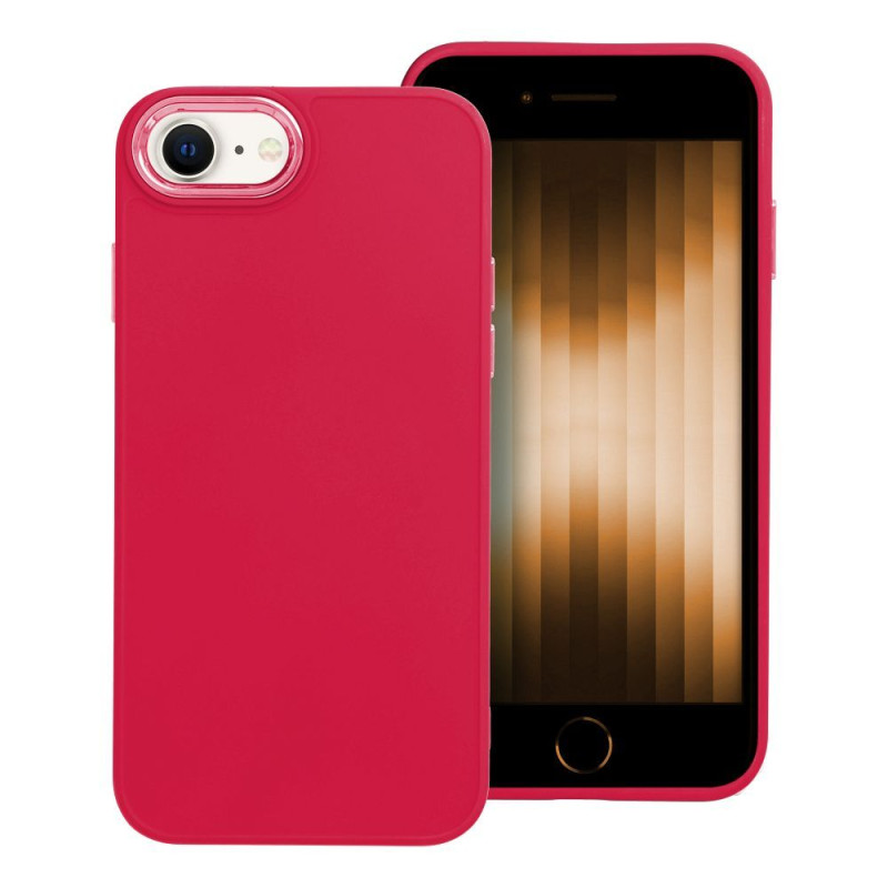 Viedtālruņa aizmugurējais vāciņš Apple iPhone 7 / 8 / SE 20 / SE 22 Frame case Pink