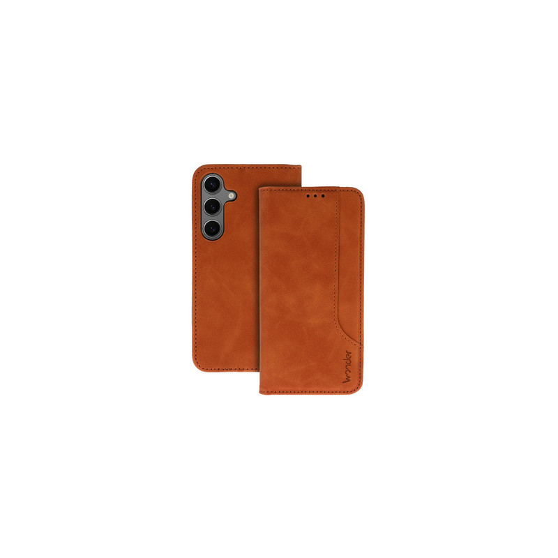 Viedtālruņa atveramais maciņš Samsung Galaxy S26 Ultra Wonder Prime Case Brown