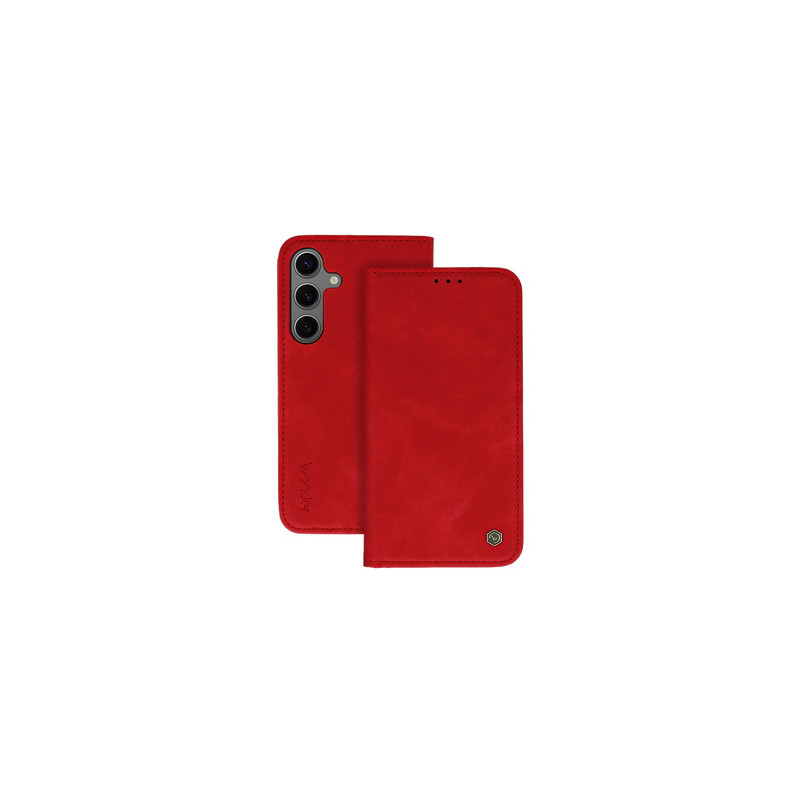 Viedtālruņa atveramais maciņš Samsung Galaxy S26 Ultra Wonder Prime Case Red