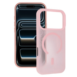 Viedtālruņa aizmugurējais vāciņš Apple iPhone 17 Pro Mist Matte Mag Pink, Transparent