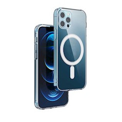 Viedtālruņa aizmugurējais vāciņš Apple iPhone 14 Pro Max Anti Shock 1.5mm MagSafe Transparent