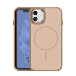 Viedtālruņa aizmugurējais vāciņš Apple iPhone 11 Frame Thin Mag Brown