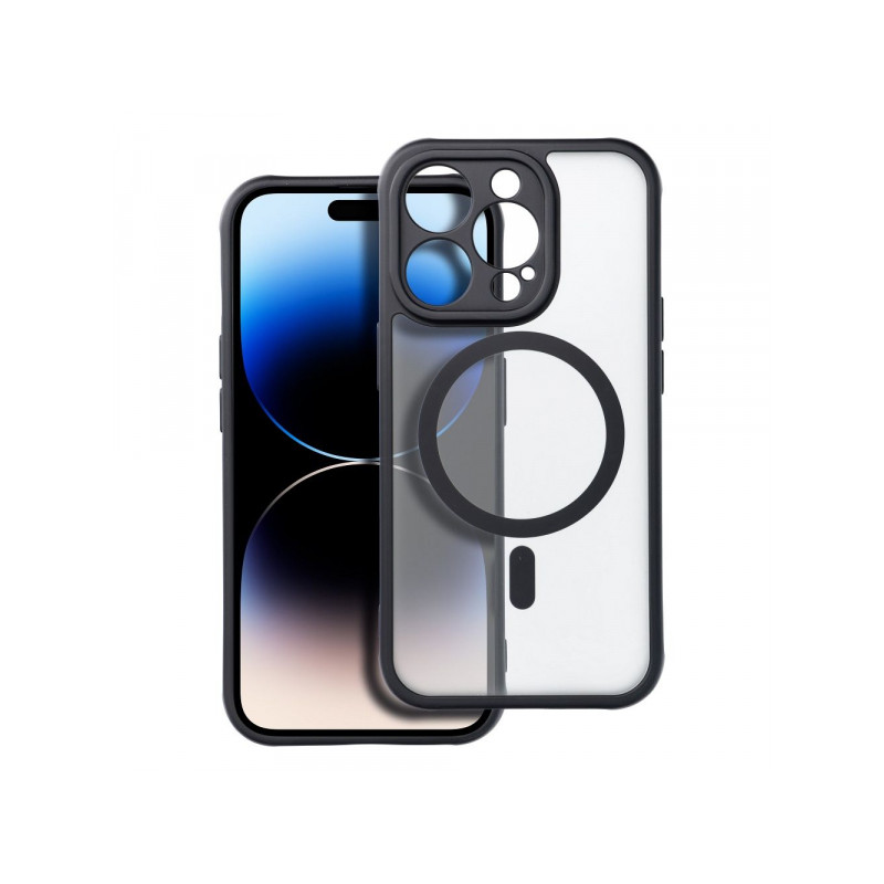 Viedtālruņa aizmugurējais vāciņš Apple Iphone 16 Matte Mag Cover Black