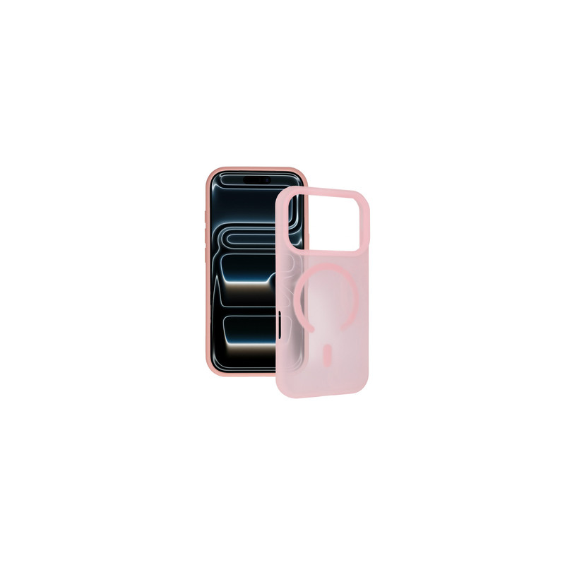 Viedtālruņa aizmugurējais vāciņš Apple Iphone 15 Mist Matte Mag Pink, Transparent