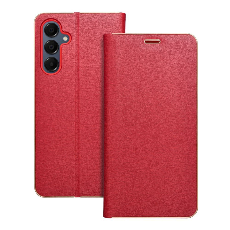 Viedtālruņa atveramais maciņš Samsung Galaxy A16 Luna Book Red