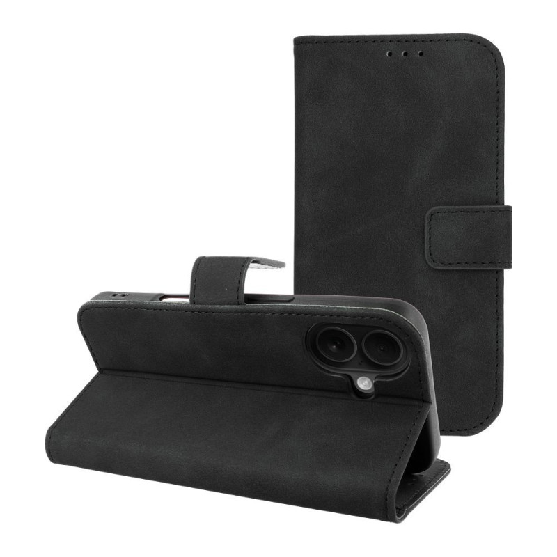 Viedtālruņa atveramais maciņš Apple Iphone 16 Tender Black