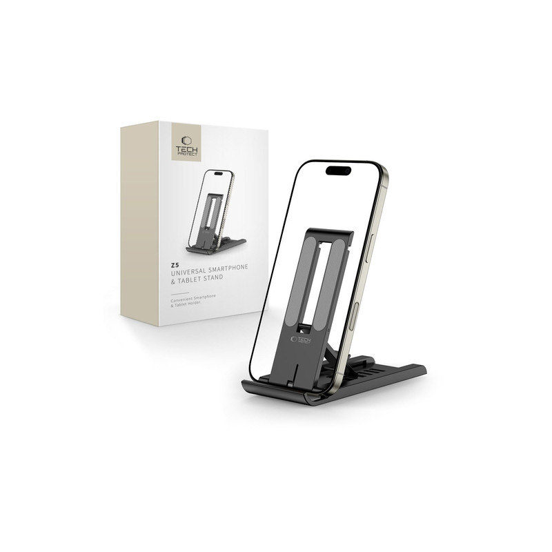 Viedierīces galda statīvs Z5 smartphone and tablet stand Black