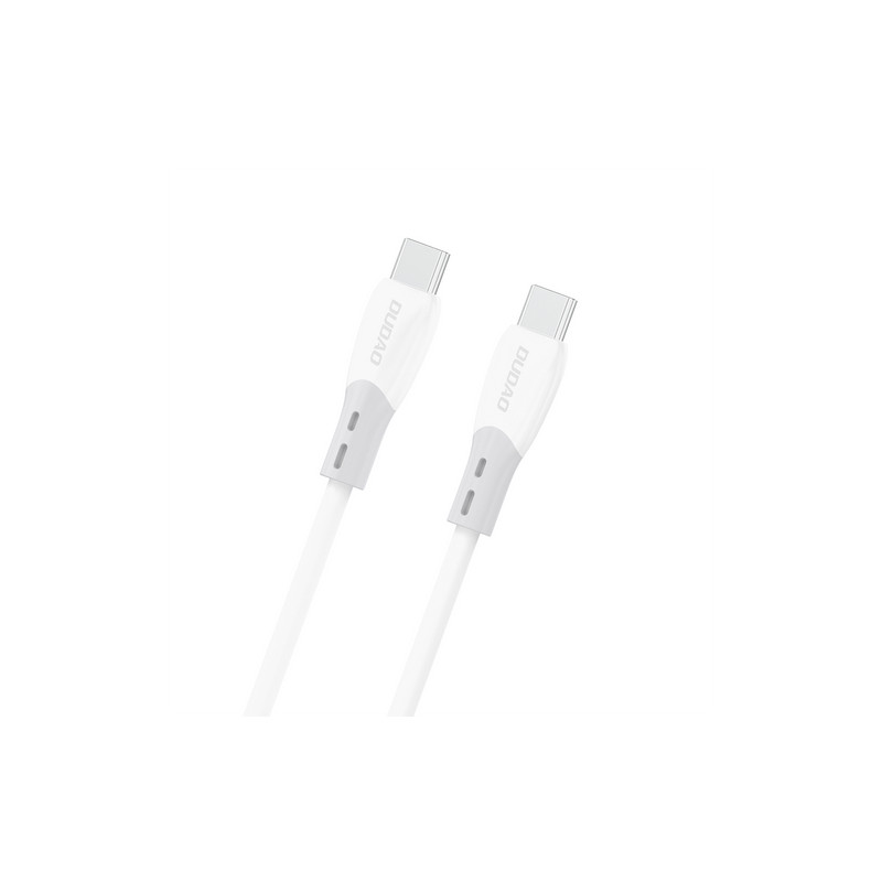 Kabelis L25SC 60W Soft Silicone Braid White